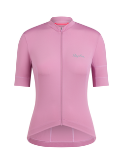 Rapha Women's Brevet Element Cycling Jersey, Light Pink, Light Pink