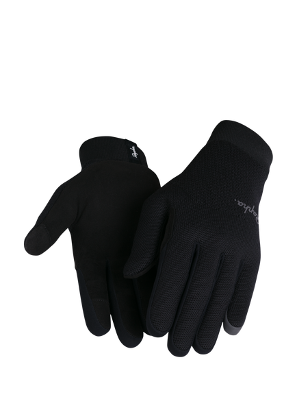Rapha Merino Gloves, Black, Black
