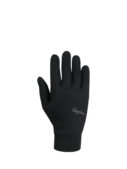 Rapha Merino Gloves, Black - view 2, Black