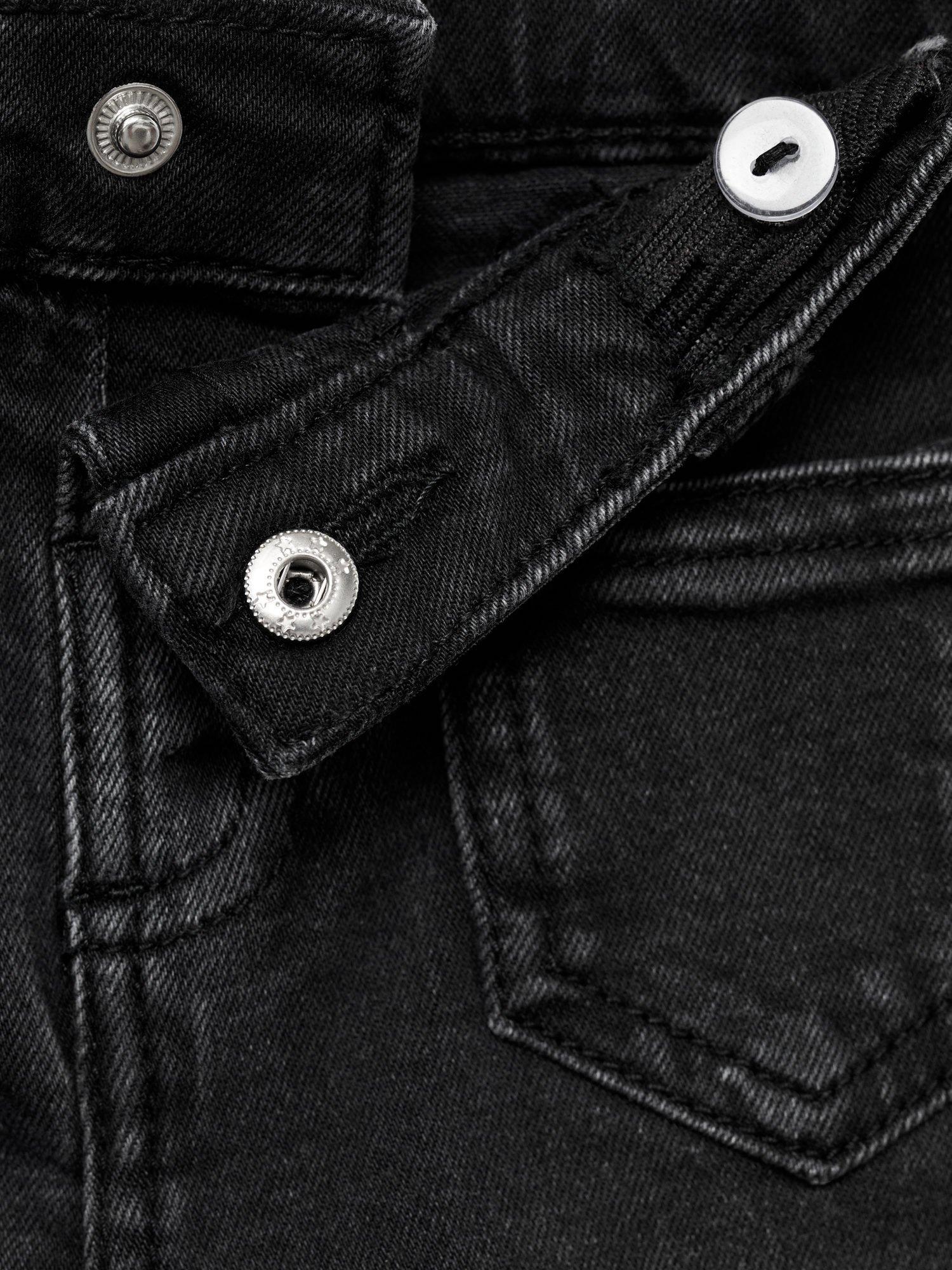 Product image 4 of 4, which shows Mango Kids' Flared Denim Jeans, Open Grey, 4-5 years