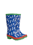 Muddy Puddles Kids' PuddleStomper Wellington Boots, Blue Bolt