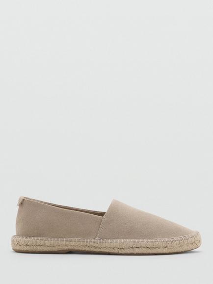 Mango Yute Suede Sandals, Lt Pastel Brown