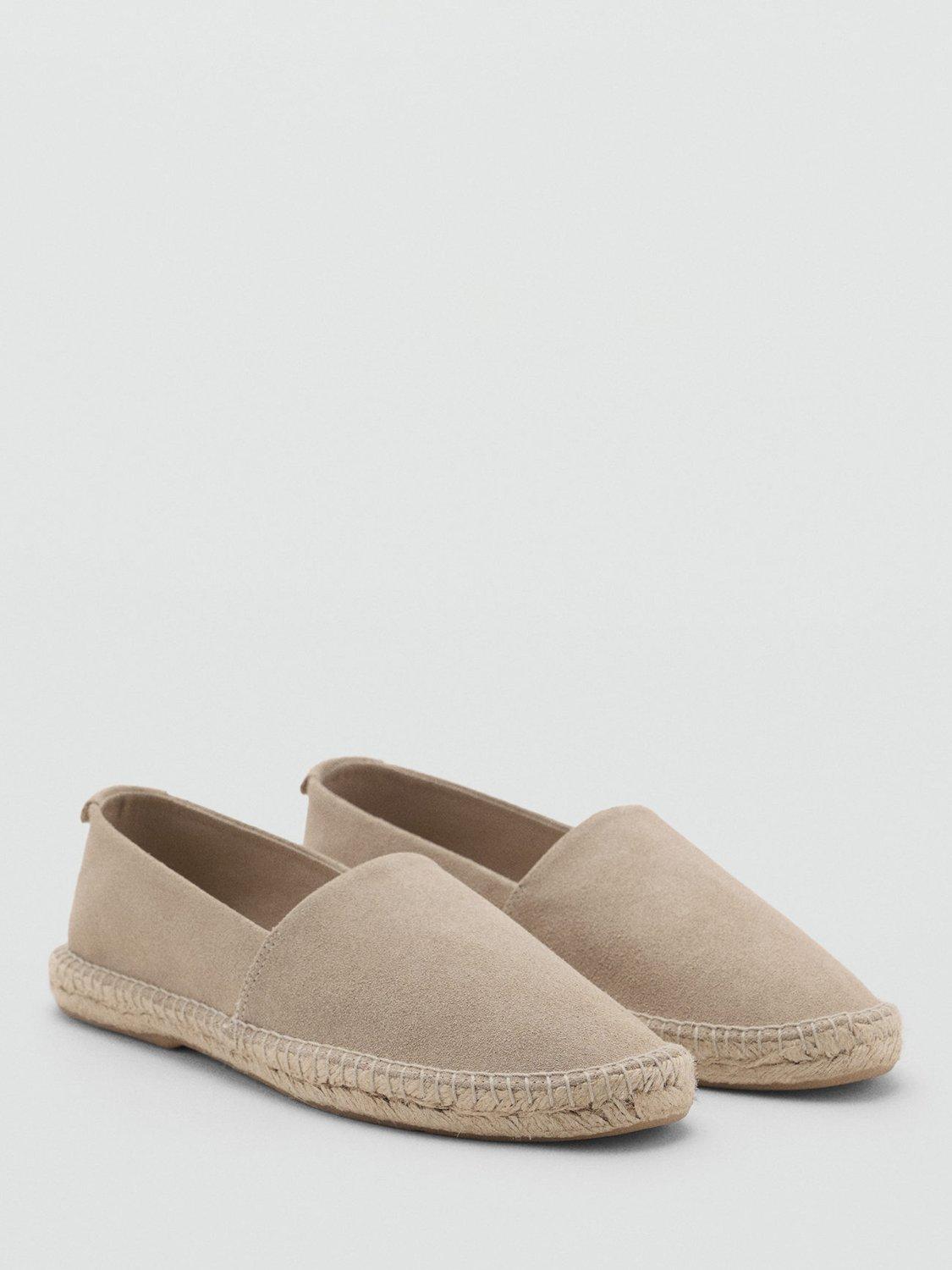 Product image 2 of 5, which shows Mango Yute Suede Sandals, Lt Pastel Brown, 10