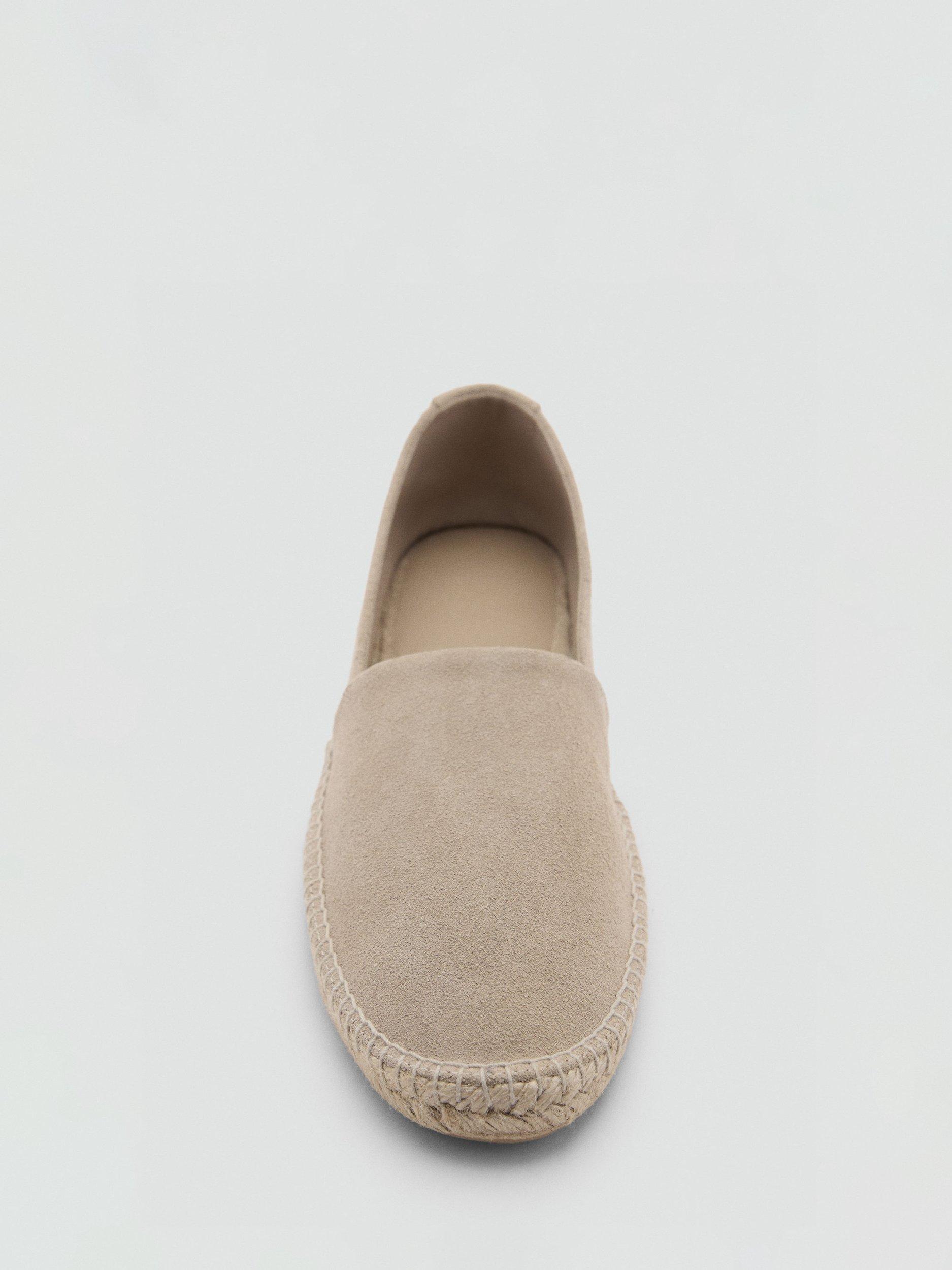 Product image 5 of 5, which shows Mango Yute Suede Sandals, Lt Pastel Brown, 10