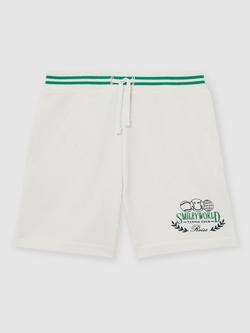 Reiss Kids' Smiley Dixon Shorts, White, White