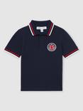 Reiss Kids' Cotton Short Sleeved Polo Shirt