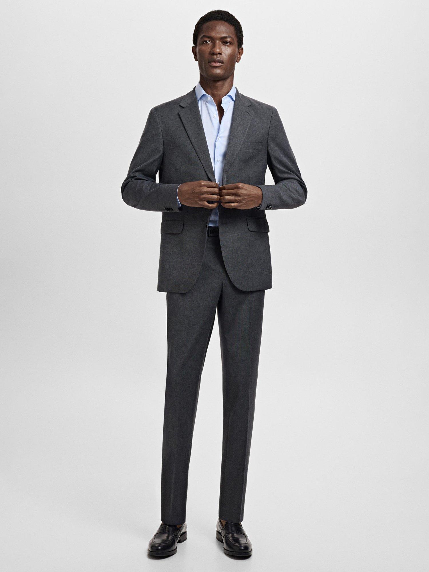 Product image 2 of 8, which shows Mango Emporda Cotton Shirt, Lt-pastel Blue, L