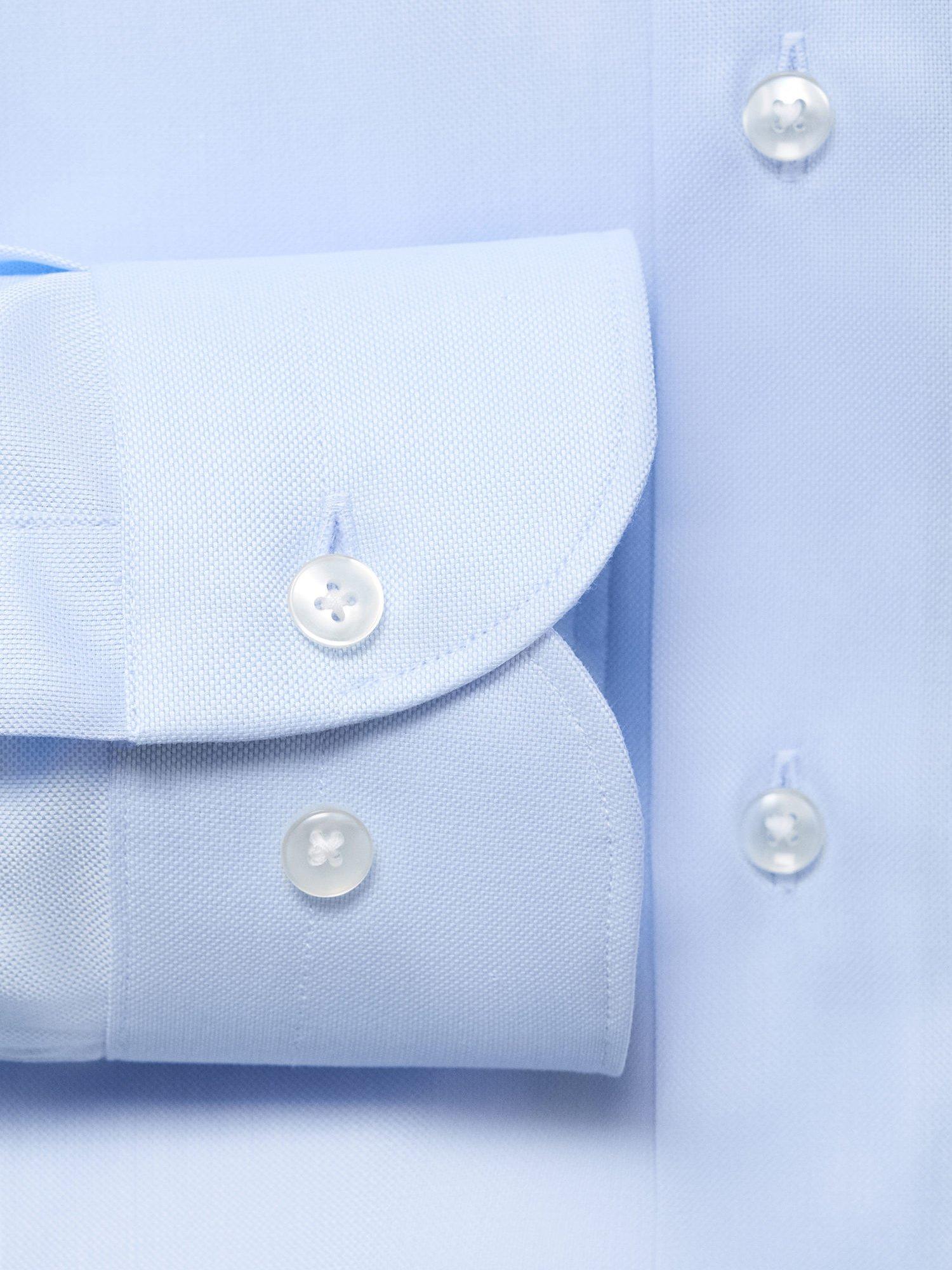Product image 5 of 8, which shows Mango Emporda Cotton Shirt, Lt-pastel Blue, L