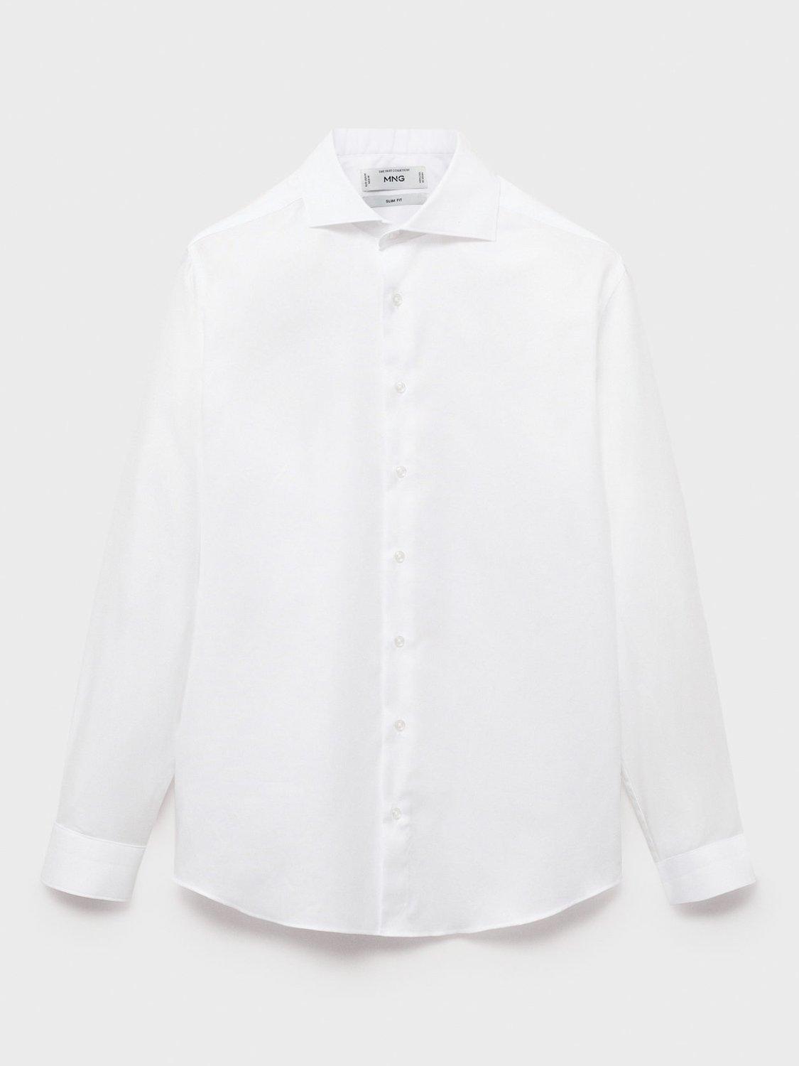 Product image 3 of 8, which shows Mango Marta Cotton Shirt, White, L
