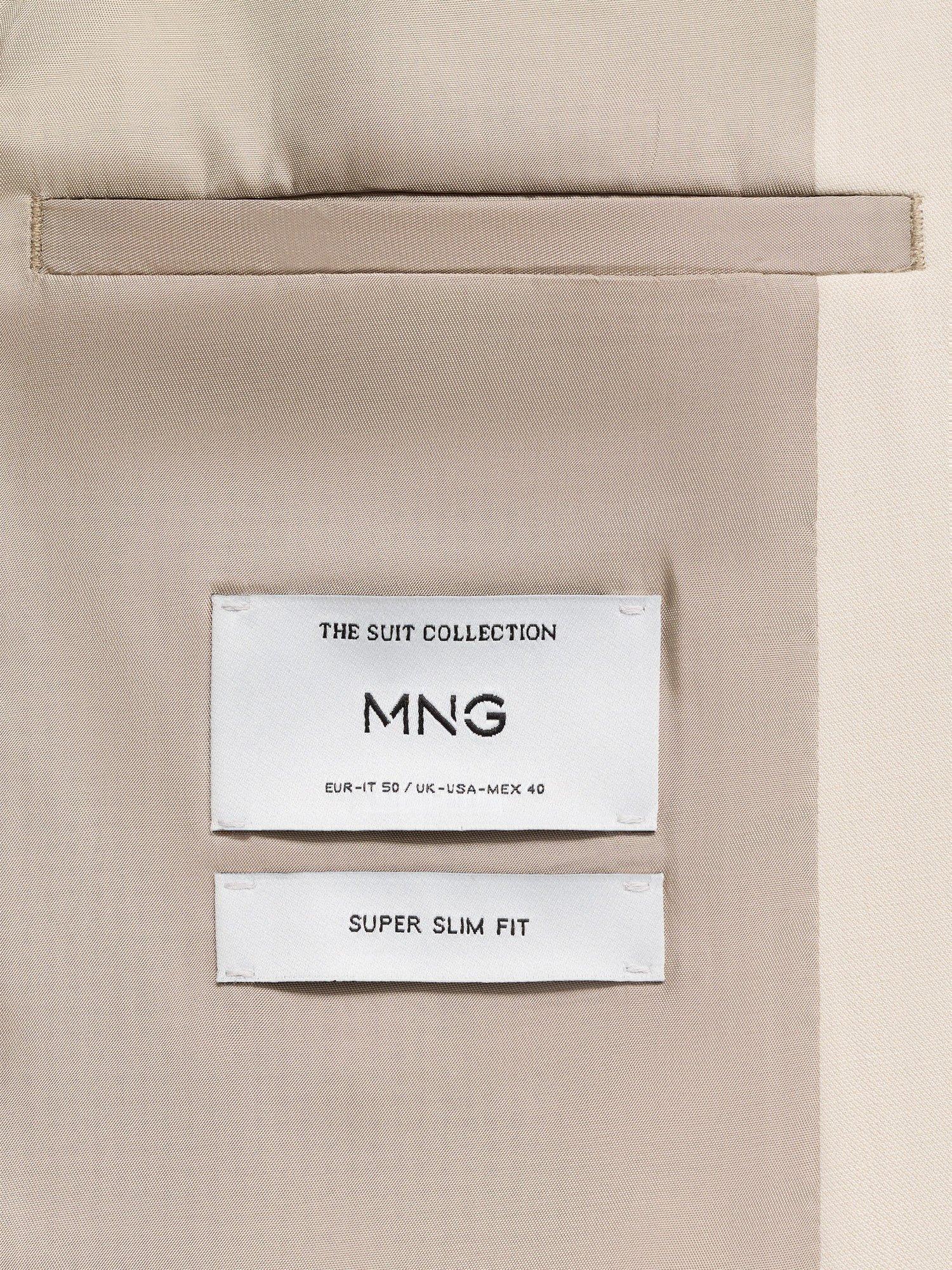 Product image 5 of 8, which shows Mango Paris Blazer, Light Beige, 38