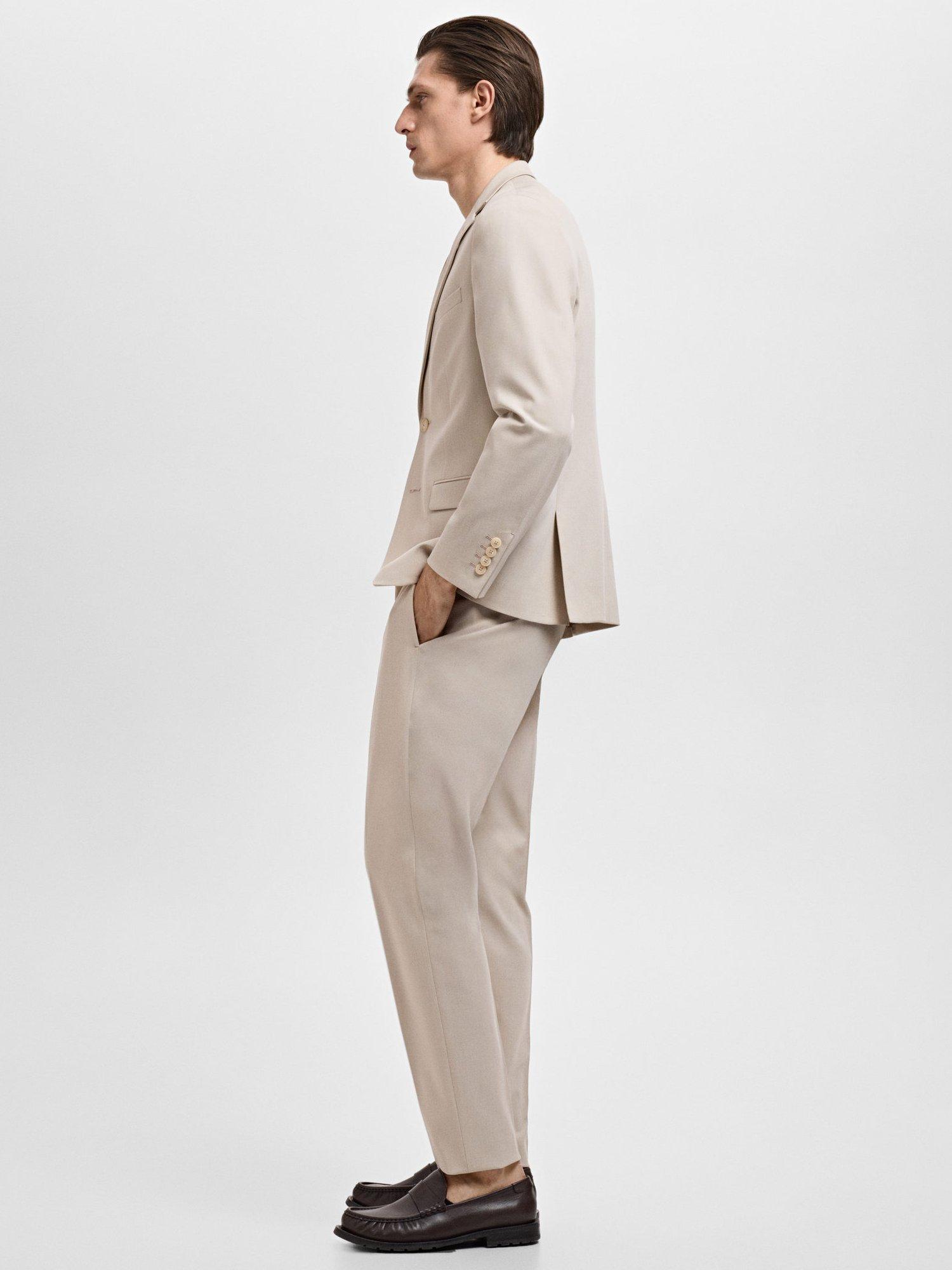 Product image 7 of 8, which shows Mango Paris Blazer, Light Beige, 38