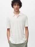 Mango Amberes Linen Blend Polo Shirt