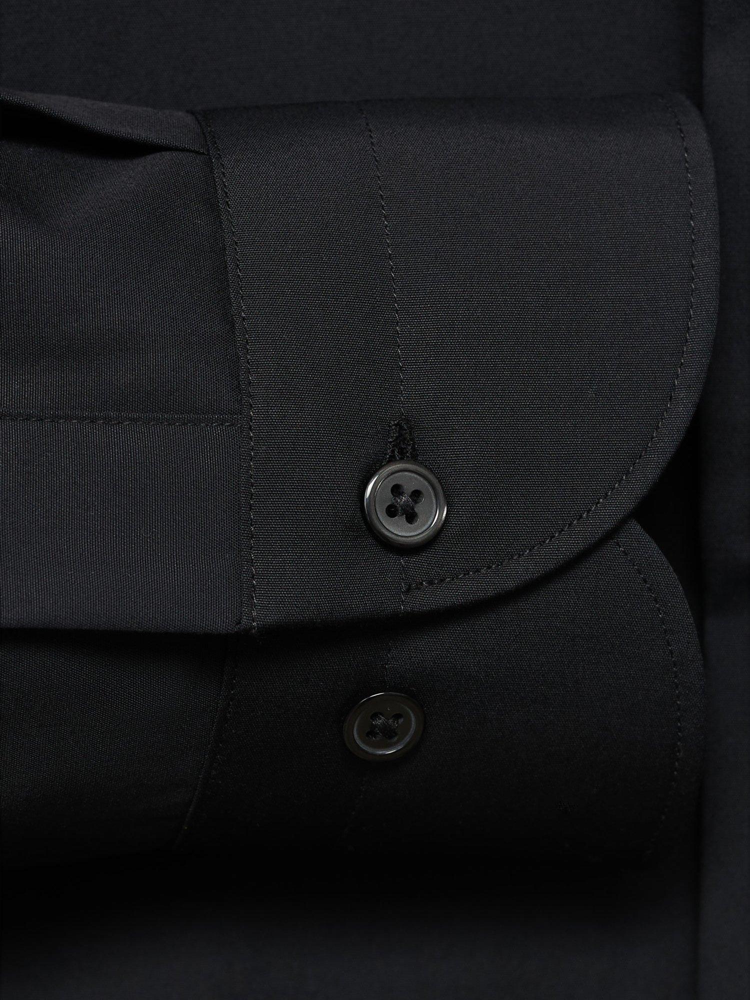 Product image 5 of 8, which shows Mango Emeritol Cotton Shirt, Black, L