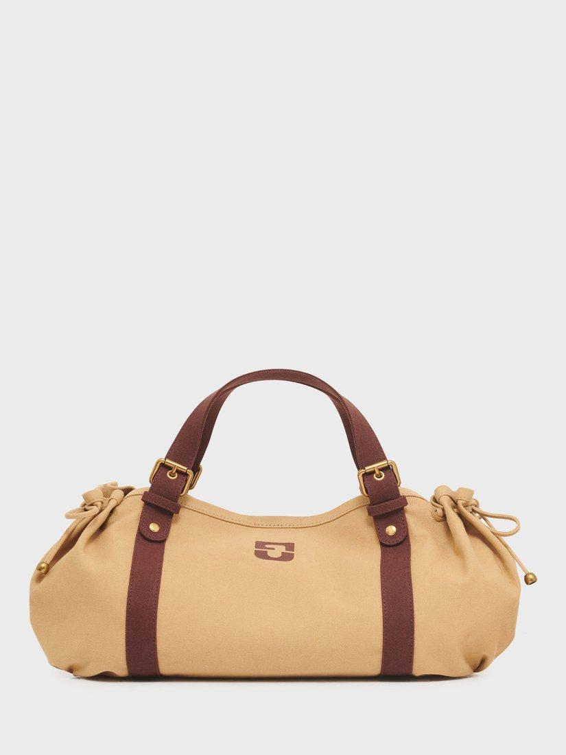Product image 1 of 3, which shows Gerard Darel 24H Cotton Grab Bag, Beige/Brown, One Size