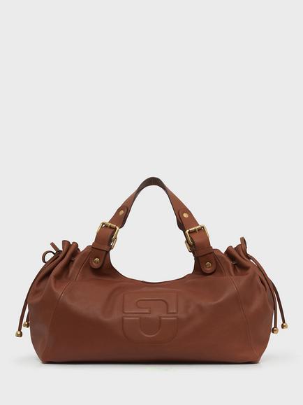 Gerard Darel Chiara Leather Grab Bag, Tan