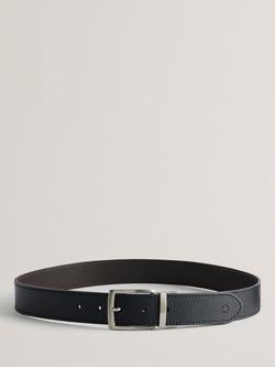 Ted Baker Breemer Reversible Leather Belt, Black