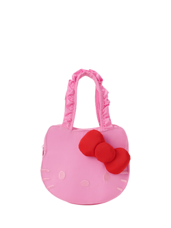 Small Stuff Kids' Hello Kitty Ruffle Strap Handbag, Bright Pink, Bright Pink