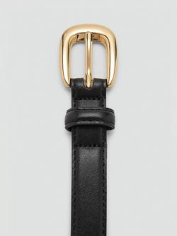 Mango Nico Belt - view 2, Black