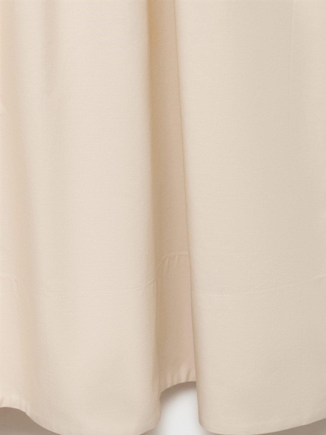 Product image 5 of 7, which shows Mango Valvi Jersey Maxi Dress, Light Beige, 10