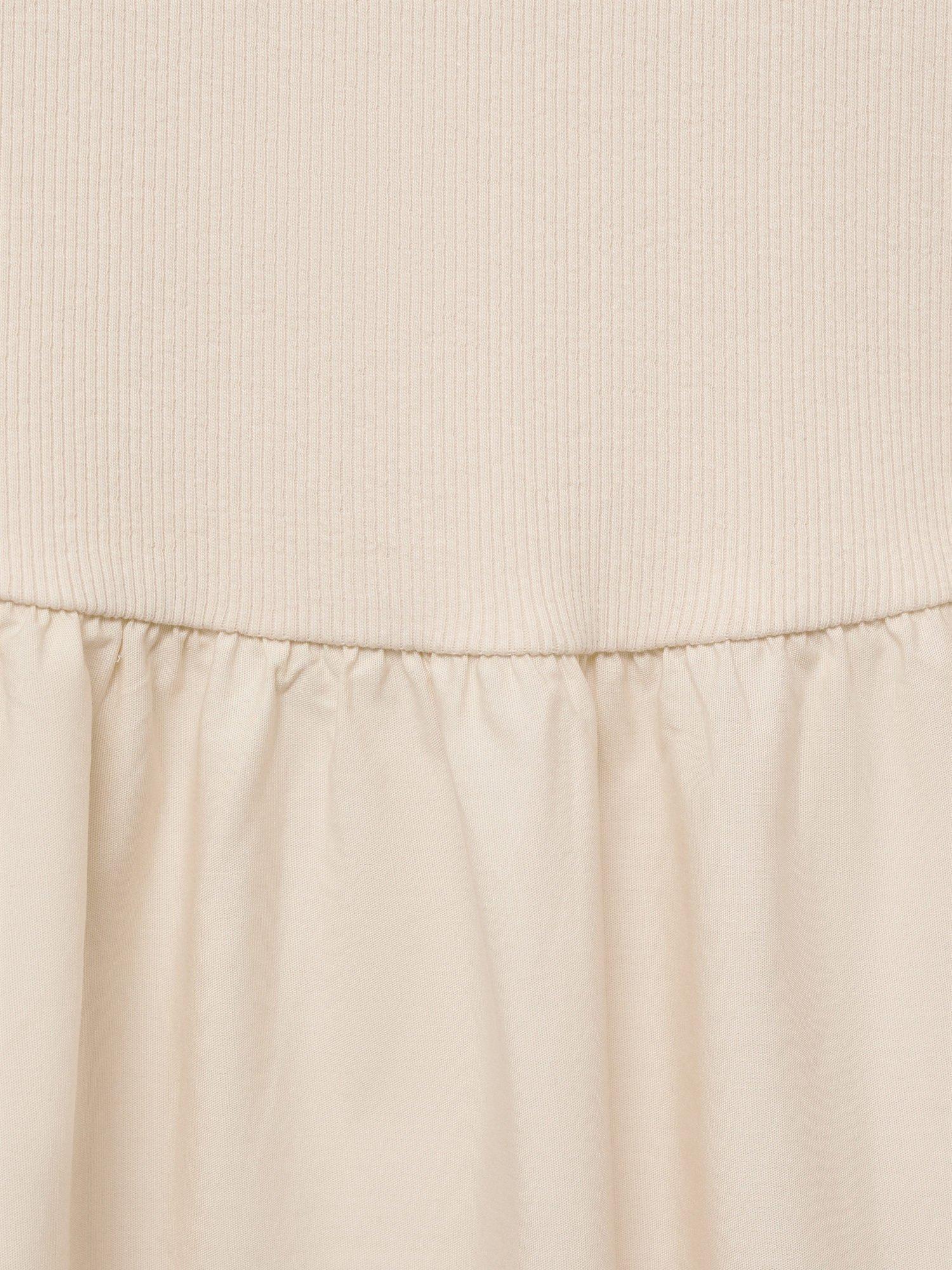 Product image 7 of 7, which shows Mango Valvi Jersey Maxi Dress, Light Beige, 10