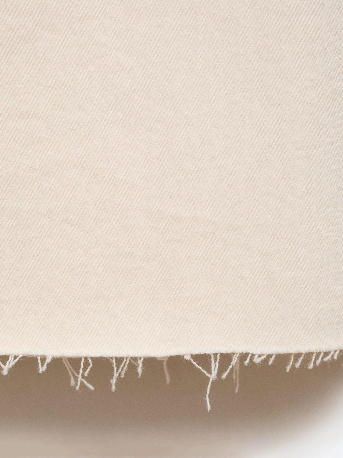 Product image 5 of 7, which shows Mango Catherin High Rise Culotte Jeans, Natural White, 10