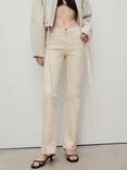 Mango Sienna Flared Cropped Jeans