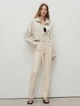 Mango Sienna Flared Cropped Jeans