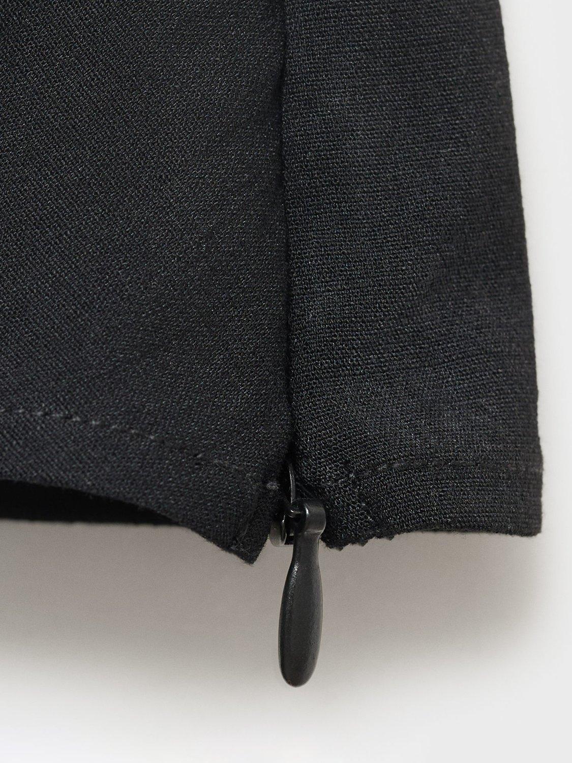 Product image 5 of 7, which shows Mango Riga Asymmetric Drape Top, Black, XXS