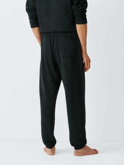 John Lewis Cosy Lounge Pants, Grey Charcoal - view 2, Black