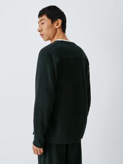 John Lewis Cosy Lounge Top, Grey Charcoal - view 2, Black