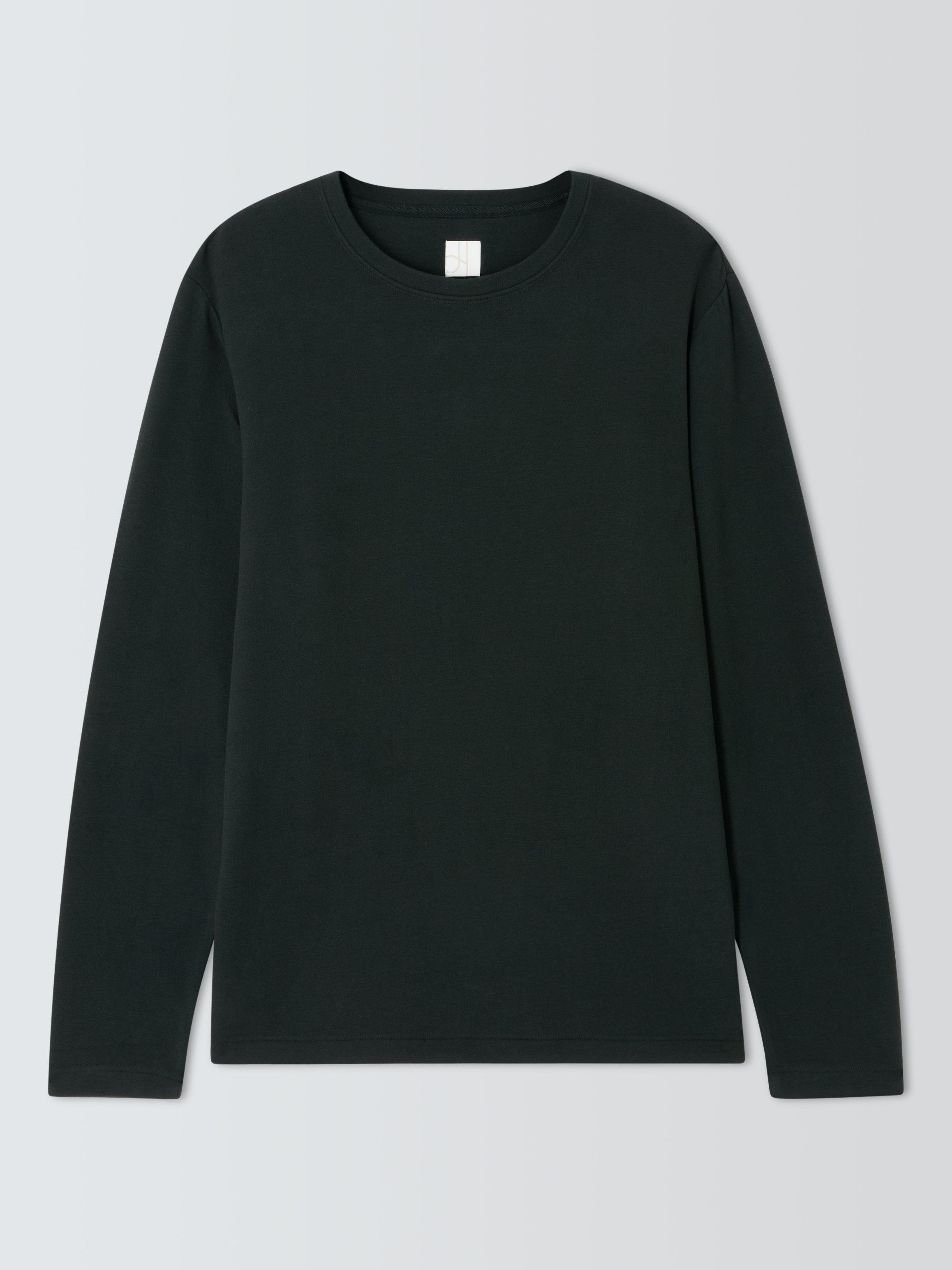 Product image 1 of 1, which shows John Lewis Cosy Lounge Top, Grey Charcoal, S