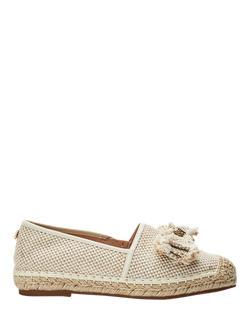 Moda in Pelle Erica Textile Espadrille Loafers, Natural, Natural