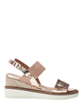 Moda in Pelle Gavasi Leather Wedge Sandals