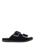 Moda in Pelle Laccie Suede Double Strap Sandals
