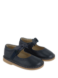 Young Soles Martha Bow Leather Mary Jane Shoes