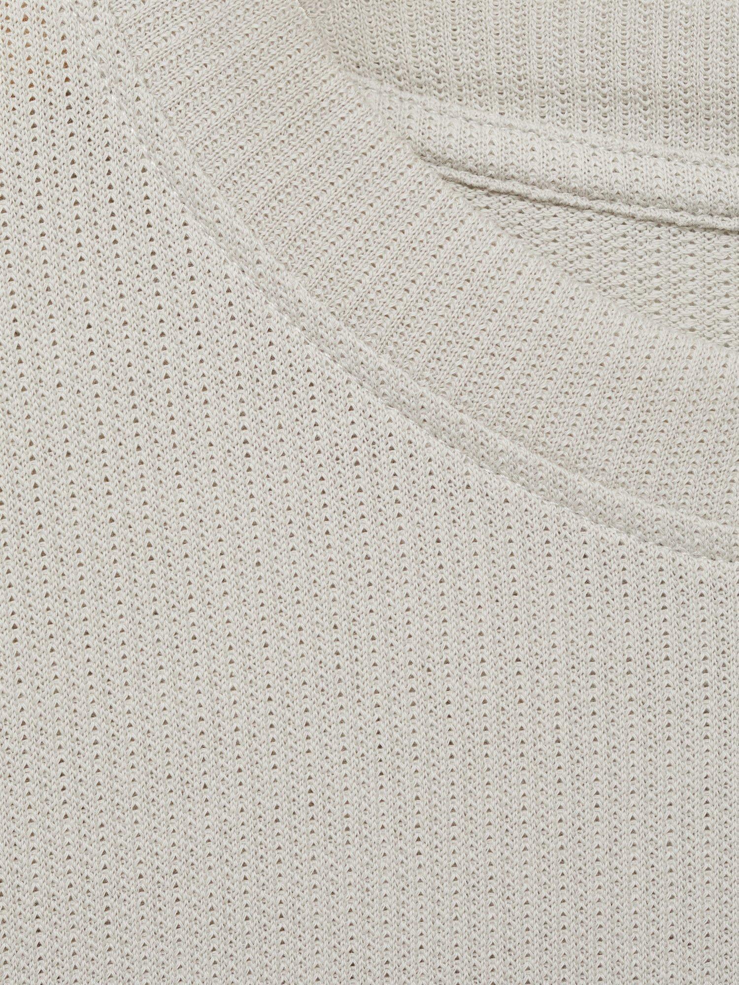 Product image 8 of 8, which shows Mango Circo Cotton Linen Blend T-Shirt, Natural Beige, XXL
