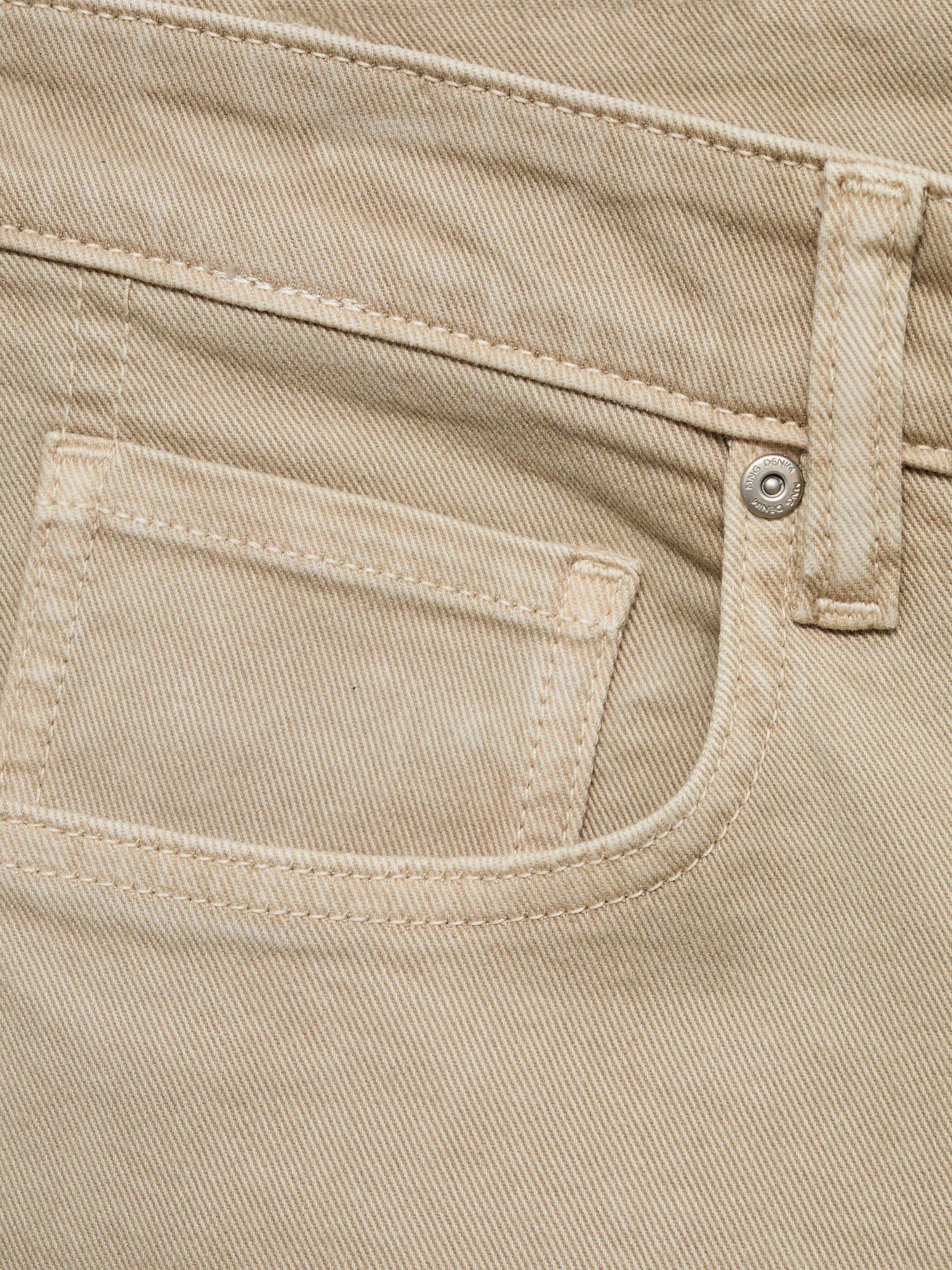 Product image 8 of 8, which shows Mango Nepto Cotton Blend Shorts, Pastel Brown, 38