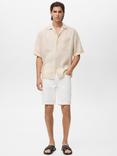 Mango Rock Slim Fit Denim Shorts