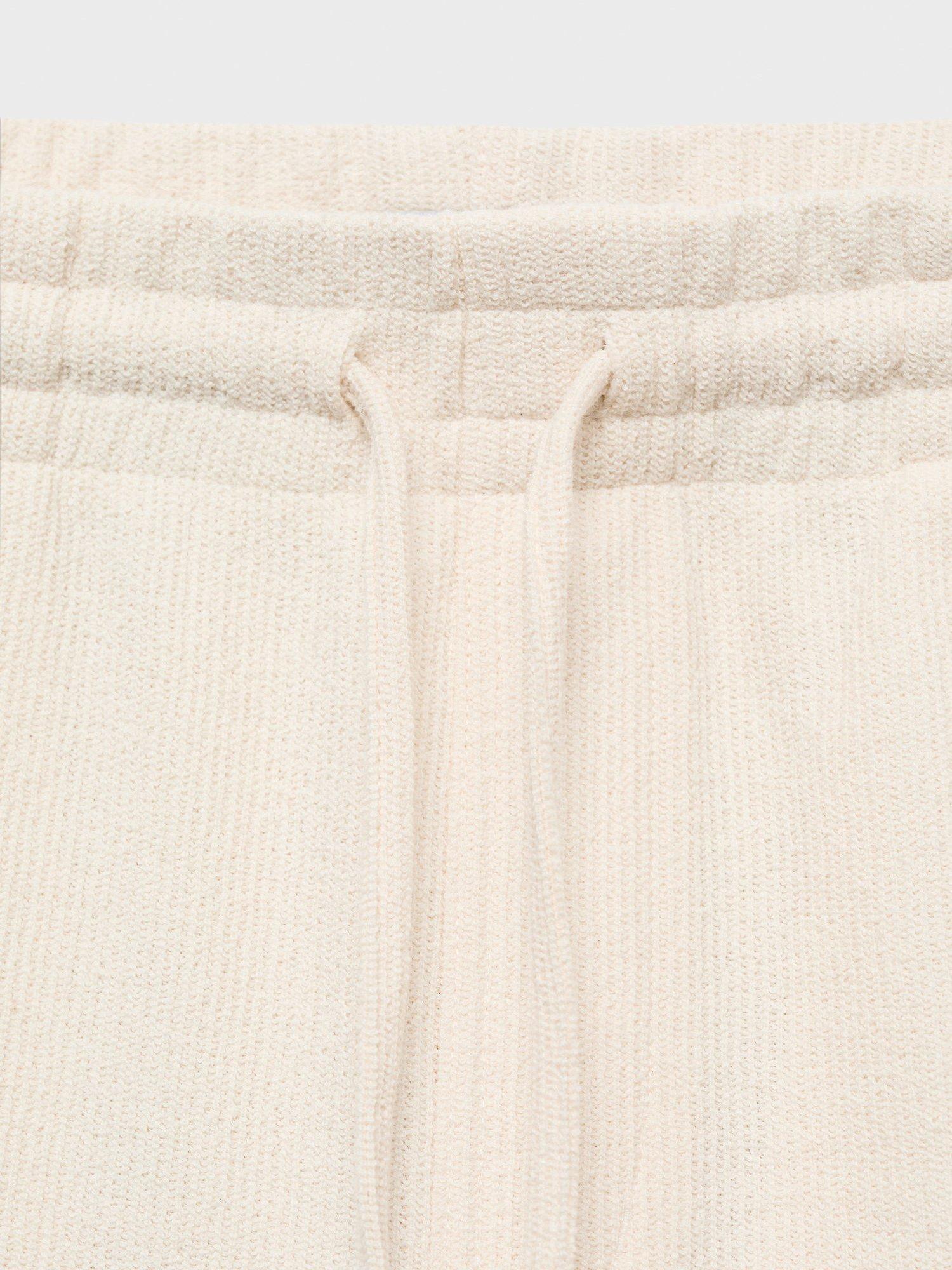 Product image 8 of 8, which shows Mango Xavis Drawstring Cotton Blend Shorts, Light Beige, XXL