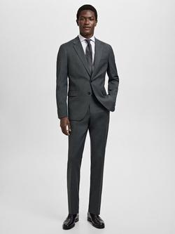 Mango Milan Tailored Trousers - view 2, Grey