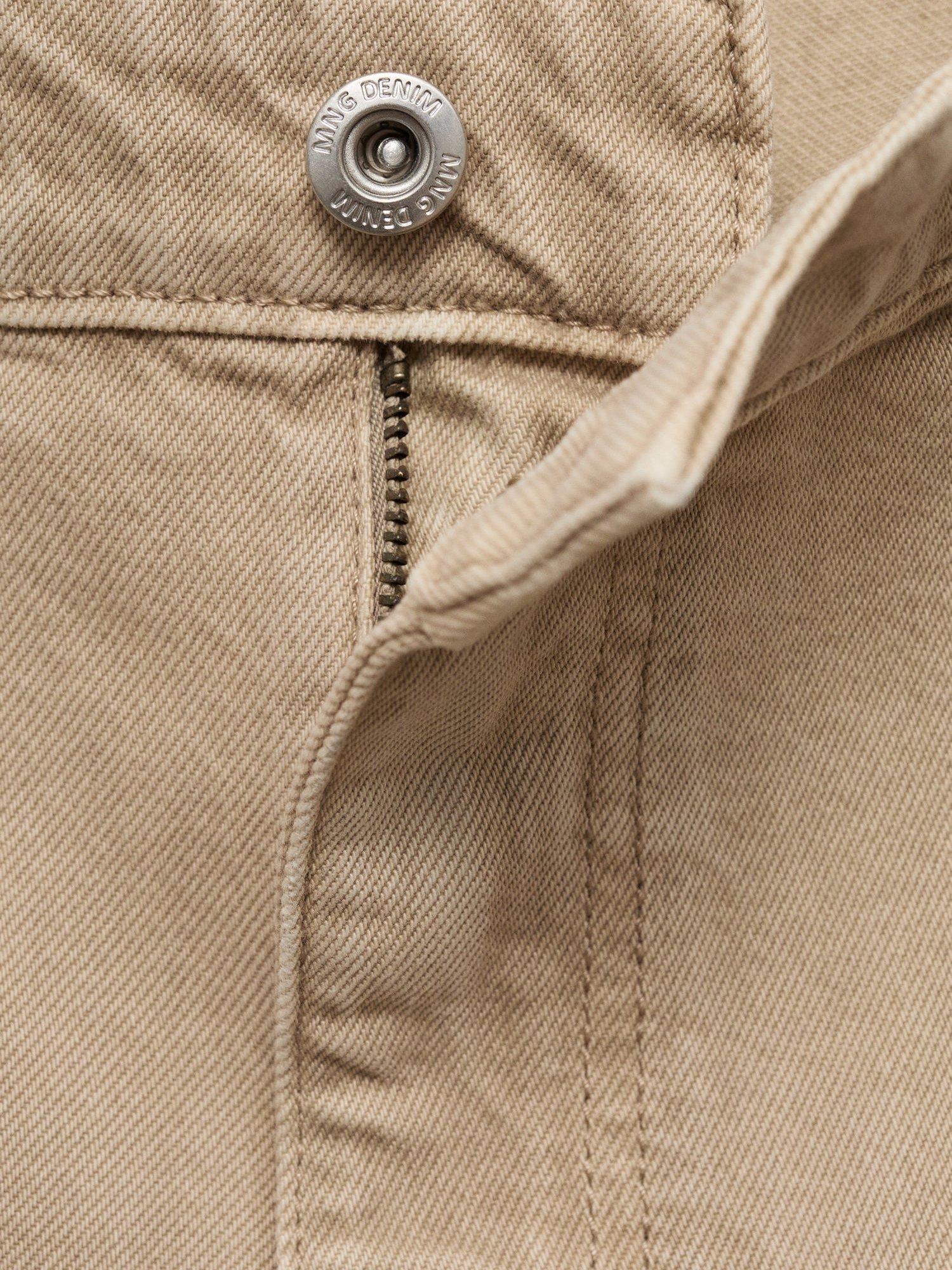 Product image 8 of 8, which shows Mango Jarod Cotton Shorts, Natural, 30