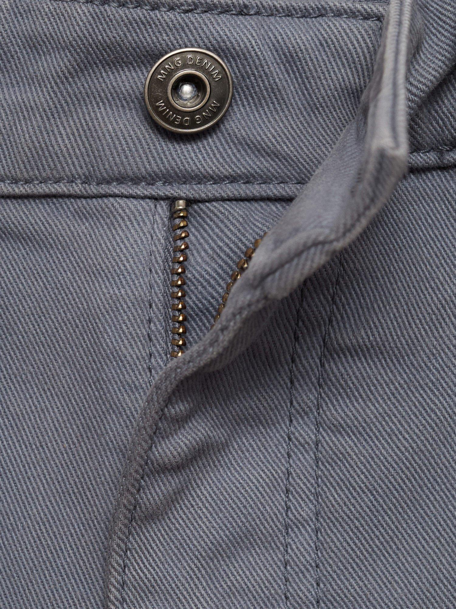 Product image 5 of 8, which shows Mango Nepto Cotton Blend Shorts, Medium Blue, 30