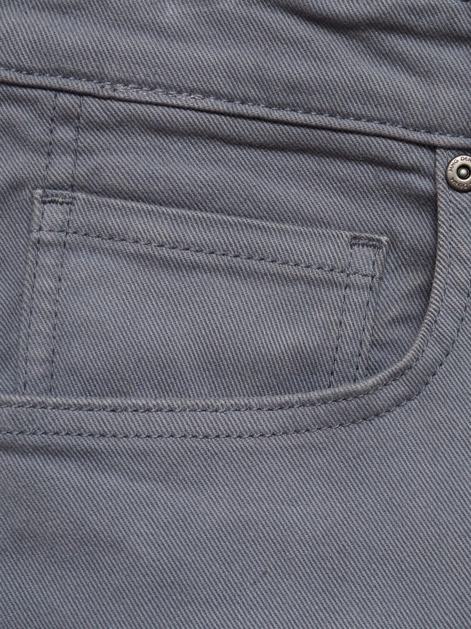 Product image 8 of 8, which shows Mango Nepto Cotton Blend Shorts, Medium Blue, 30