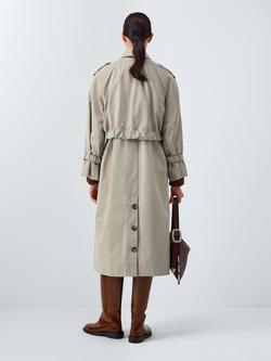 John Lewis x REJINA PYO Storm Flap Detail Trench Coat, Light Khaki - view 2, Light Khaki