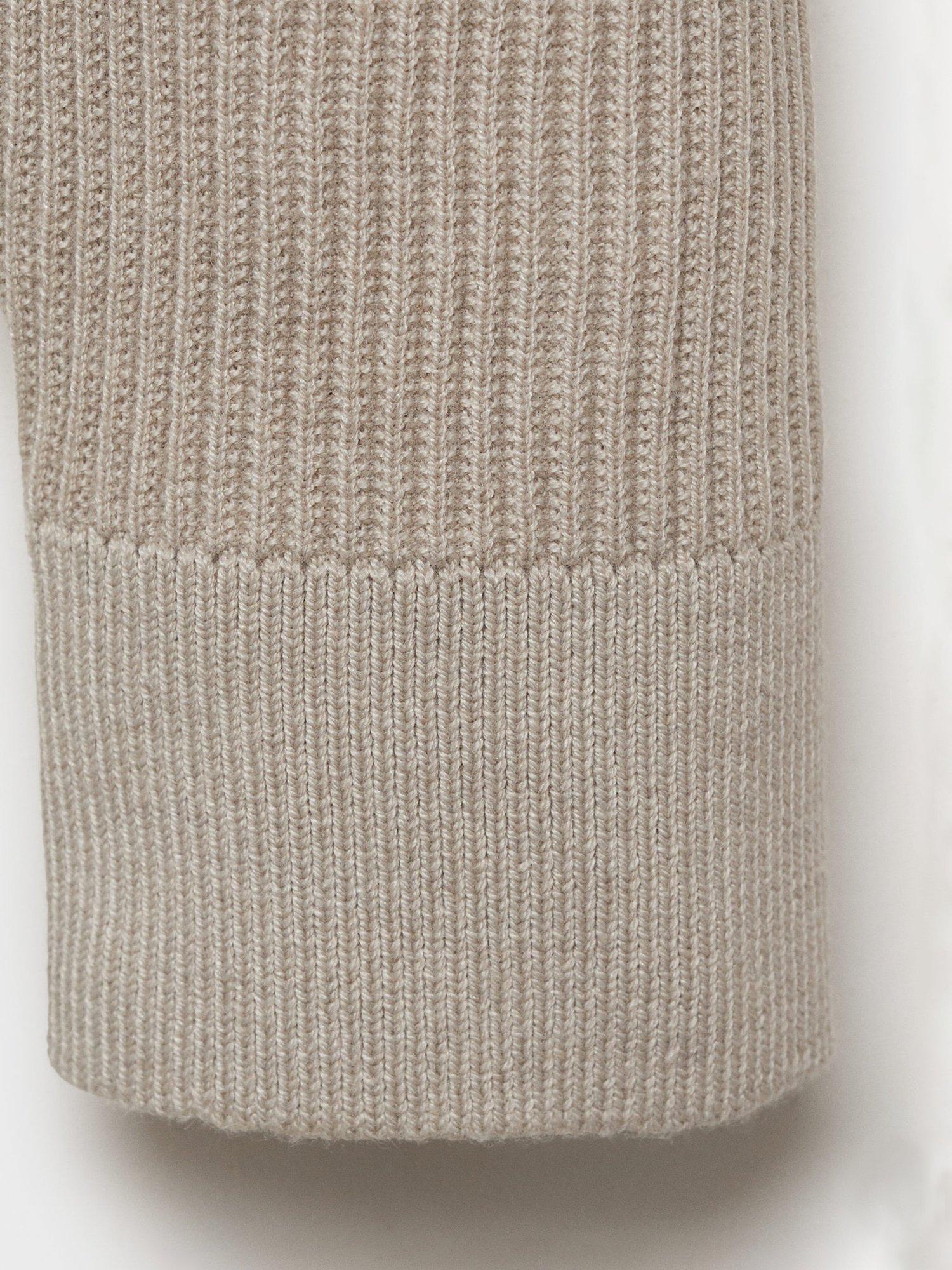 Product image 5 of 8, which shows Mango Antigua Crew Neck Jumper, Light Beige, XXL