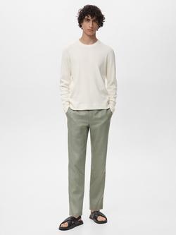 Mango Antigua Crew Neck Jumper - view 2, Natural White