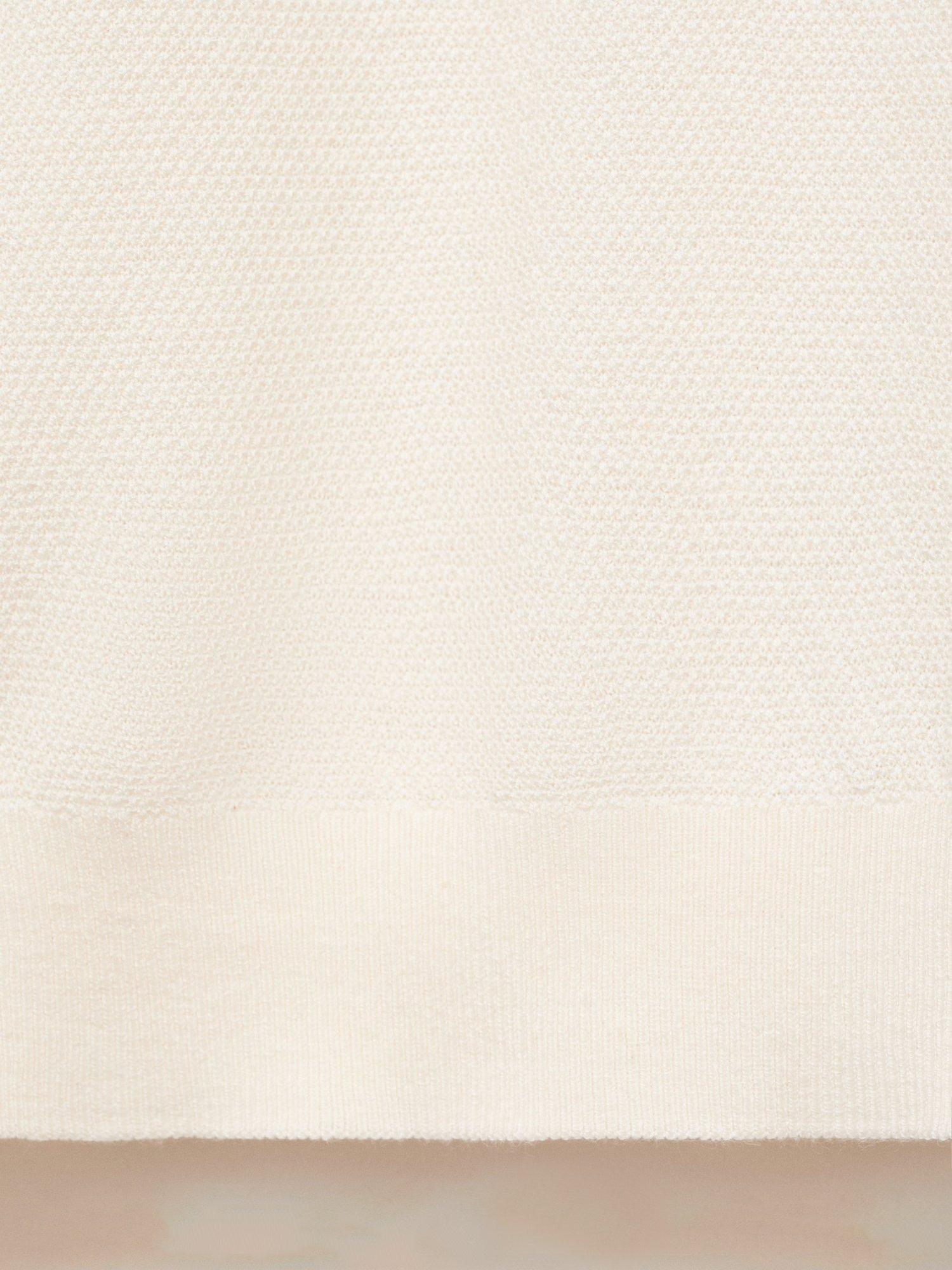 Product image 5 of 8, which shows Mango Avena Crew Neck Jumper, White, L