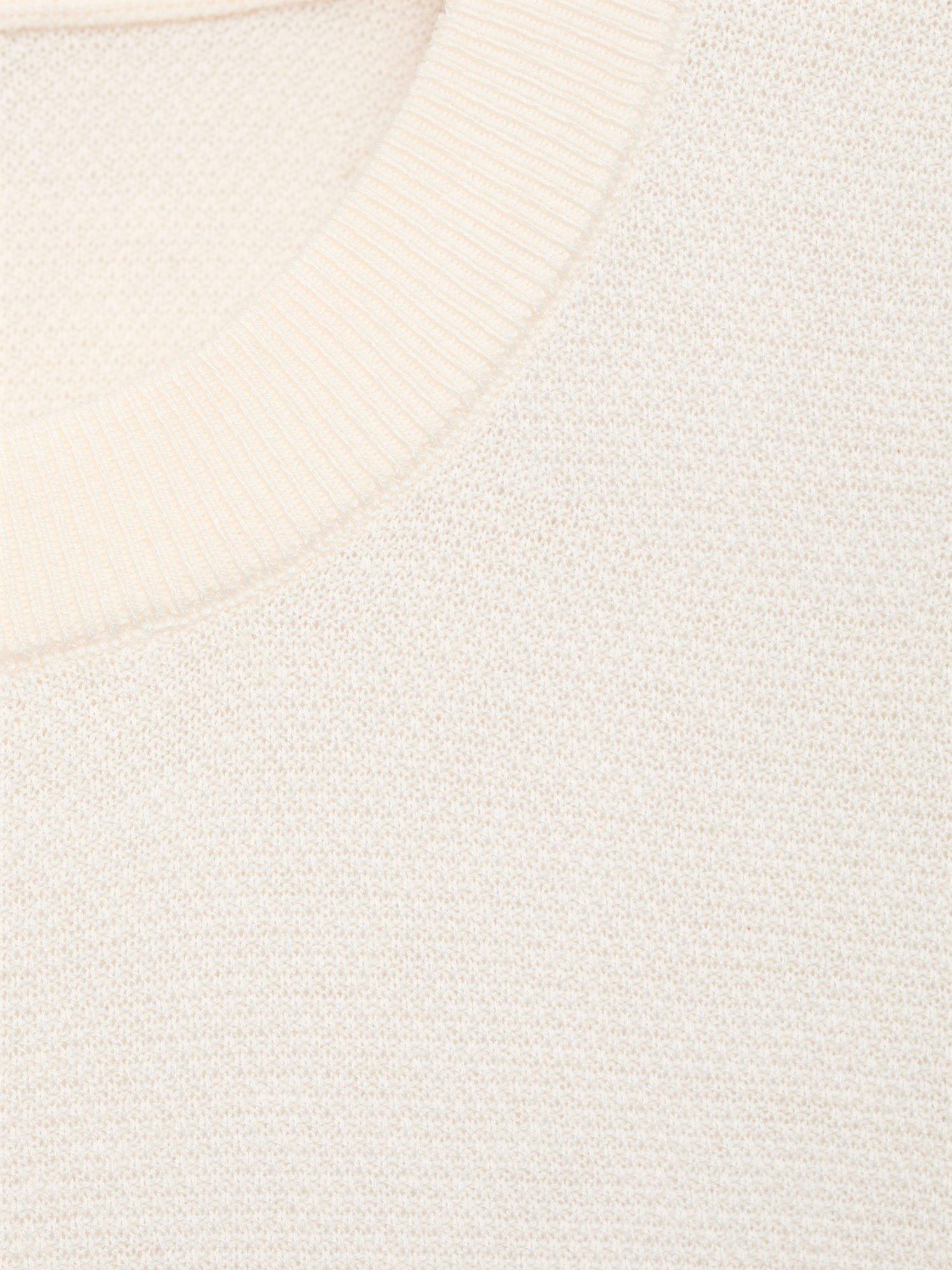 Product image 8 of 8, which shows Mango Avena Crew Neck Jumper, White, L