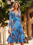 Sosandar WOW Print Faux Wrap Midi Dress