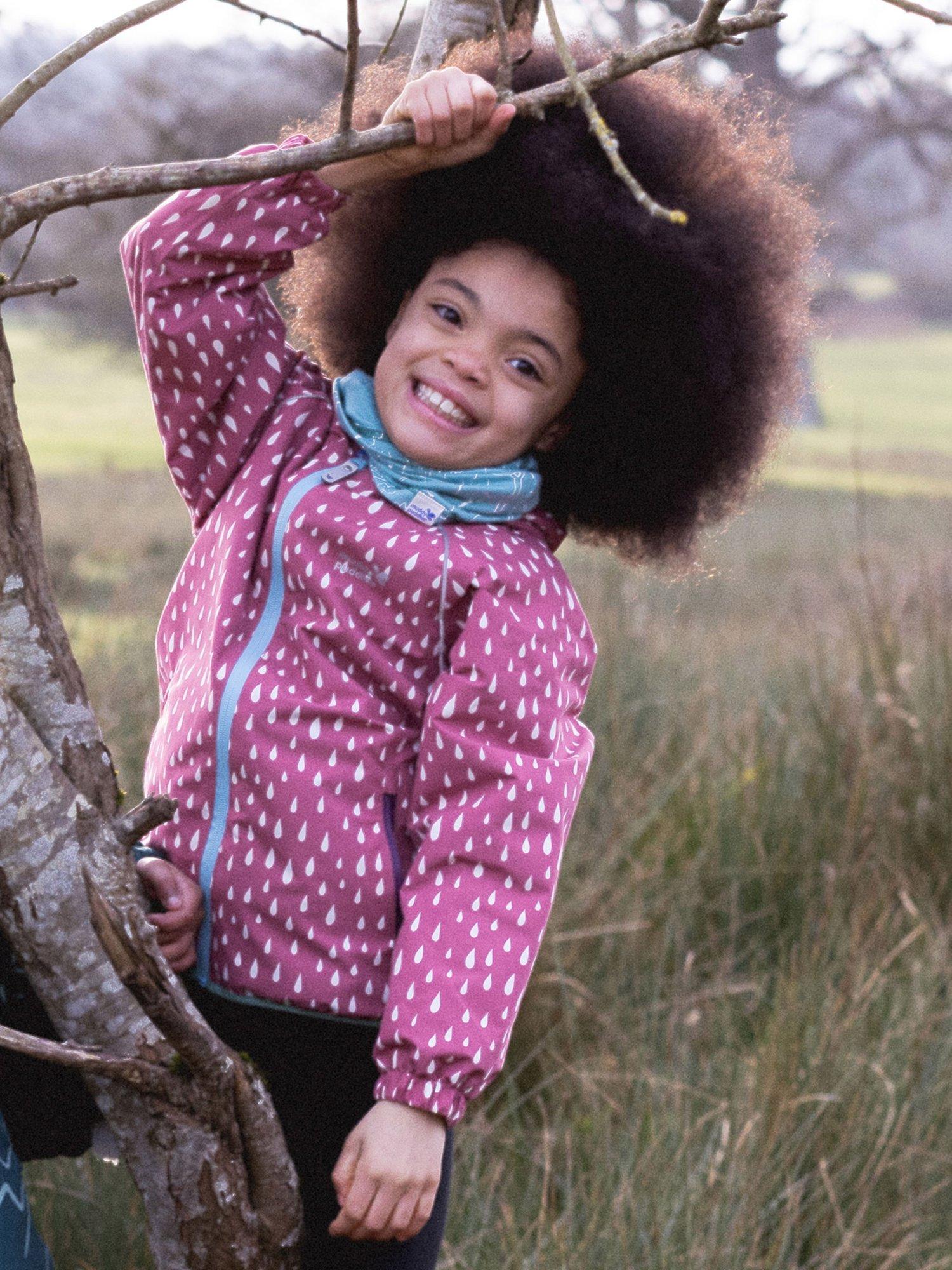Product image 2 of 3, which shows Muddy Puddles Kids' Cotton Blend Snood Neck Warmer, Turquoise Forest, One Size